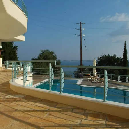 Liberty - Classic Luxury Sea View With Private Pool, Panoramic Views To & Corfu Old Town קומנון