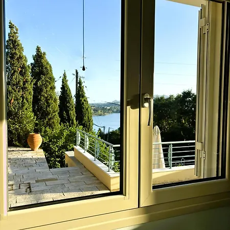 Liberty - Classic Luxury Sea View With Private Pool, Panoramic Views To & Corfu Old Town *
