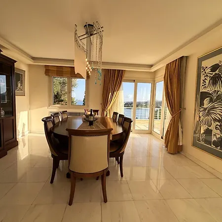 Liberty - Classic Luxury Sea View With Private Pool, Panoramic Views To & Corfu Old Town فيلة *