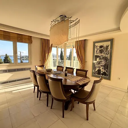 Liberty - Classic Luxury Sea View With Private Pool, Panoramic Views To & Corfu Old Town וילה *