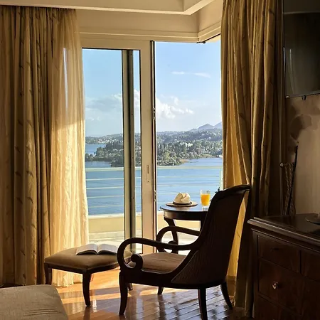 Liberty - Classic Luxury Sea View With Private Pool, Panoramic Views To & Corfu Old Town * קומנון
